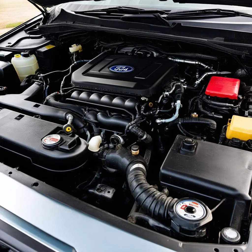 Ford Ranger engine bay